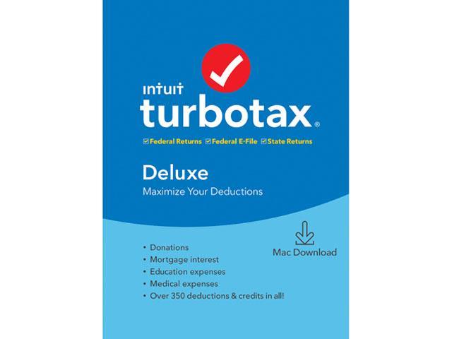 Turbotax Deluxe Mac Download Newegg